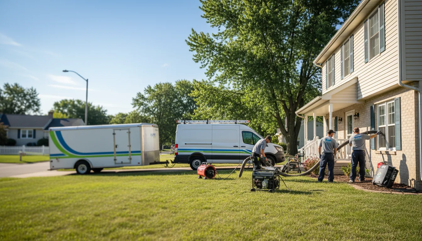 Flooded Basement Restoration And Cleanup With Repair in South Webster, OH near me
